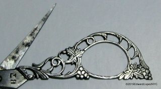 Bartolomeo Terzano Antique Steel Filigree Scissors - Italian Circa 1870 - 90 6