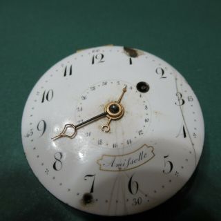 Amis Selle Fusee Pocket Watch Movement