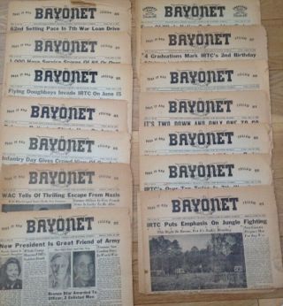 14 - Bayonet Newspaper Camp Blanding Florida Wwii War