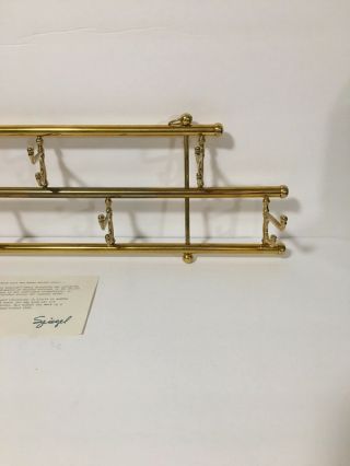 Vintage Brass Spiegel Wall Hooks Coat Hanger Decor Classy Simple 7 Hooks 3
