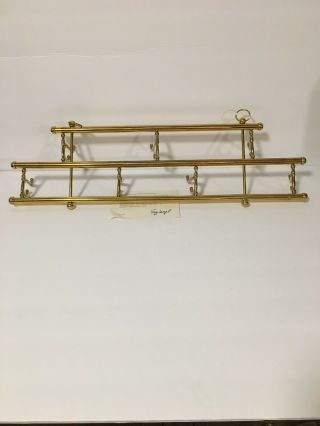 Vintage Brass Spiegel Wall Hooks Coat Hanger Decor Classy Simple 7 Hooks 7