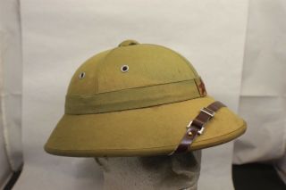 Rare French Indo China Viet Nam Colonial Pith Helmet Look At Picture And Read