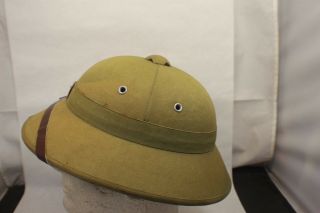 RARE FRENCH INDO CHINA VIET NAM COLONIAL PITH HELMET LOOK AT PICTURE AND READ 4