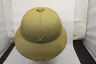 RARE FRENCH INDO CHINA VIET NAM COLONIAL PITH HELMET LOOK AT PICTURE AND READ 5