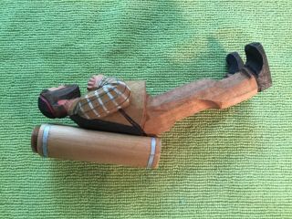 1960 ' s HAND CARVED SWISS RUSTIC MAN 6.  25 