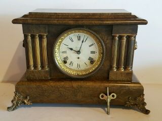 Vintage Seth Thomas Mantle Clock With Key No.  295g