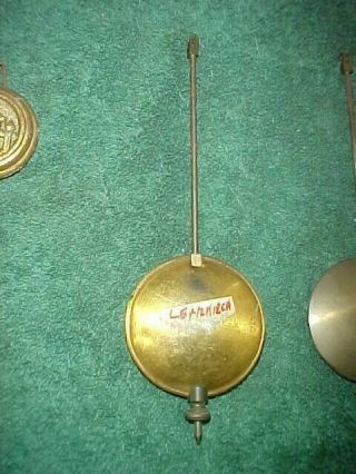 Rare Antique Lenzkirch Pendulum For Bracket And Mantle Clocks 1