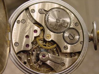 Antique Movado Chronometre Pocket Watch 6