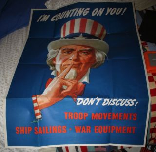 Wwii Poster Of Uncle Sam & I 