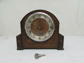 Antique Fhs Westminster & Whittington Chiming Mantel Clock,  Chime Requires Att.