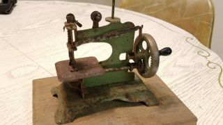 Antique Hand Crank Sewing Machine