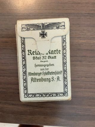 WWI GERMAN SOLDIERS PLAYING Cards VERY RARE WAR RELIC 3