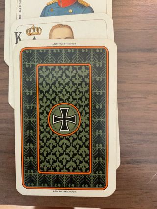 WWI GERMAN SOLDIERS PLAYING Cards VERY RARE WAR RELIC 4