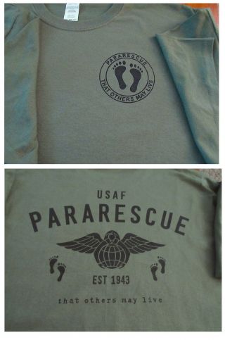 Pararescue That Others May Live Usaf Silk Screen T - Shirt Xxl Ultra Cotton