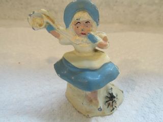 Vintage Tommy Toy Hollow Cast Slush Lead figure 1930 Little Miss Muffet 2