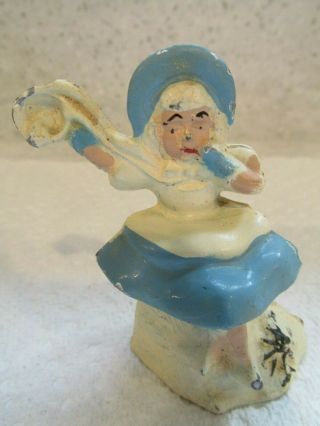 Vintage Tommy Toy Hollow Cast Slush Lead figure 1930 Little Miss Muffet 4