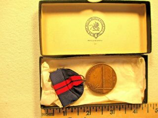 Rare USN 1915 Haitian Campaign Medal,  Plain Number 890 with a box,  NR 2
