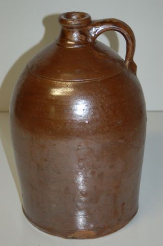 Vintage 14 " 3 Gallon Southern Pottery Stoneware Jug