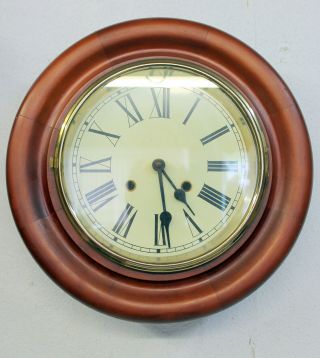 Old Wall Clock Bull ' s Eye Chimes Clock 31 Day 2