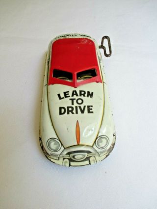 Vintage Marx Learn To Drive Car Dual Control Driver Training Car 305