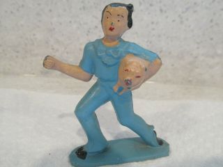 Vintage Tommy Toy Hollow Cast Slush Lead Figure 1930 Tom Tom Pipers Son