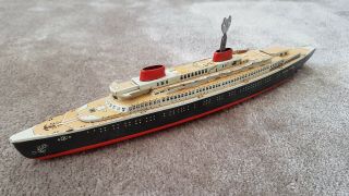 Rare Early Vintage German Tin Toy Cko Kellerman 354 Ocean Liner -