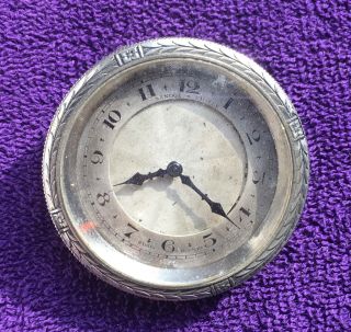Vintage - L.  Sandoz - Vuille.  Jnc.  - Automobile Dash Clock - Detroit Mich - Repair