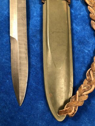 WW2 USM3 IMPERIAL GUARD MARK TRENCH KNIFE w M8 SHEATH WWII 8