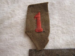 Antique Military Patch Ww1 Or Ww2 First Infantry Division Usa.