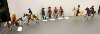 Vintage 1978 Carolina Empire Legends Of The West Crazy Horse,  Cody,  Earp,  Horses
