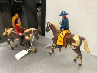 Vintage 1978 Carolina Empire Legends Of The West Crazy Horse,  Cody,  Earp,  Horses 5