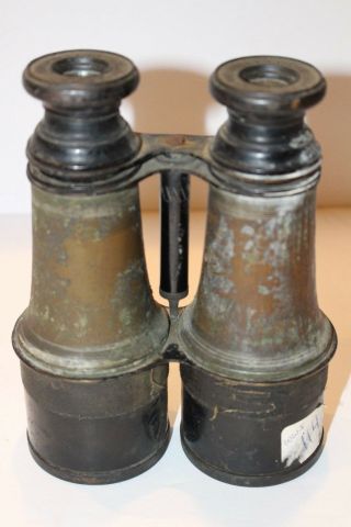 Antique French Military Jumelle Paris Binoculars Ww1