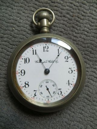 Vintage Washington Liberty Bell 17 Jewel Pocket Watch - Running