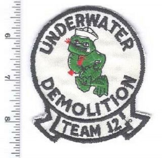 Patch - Underwater Demolition Team 12; Fort Pierce;