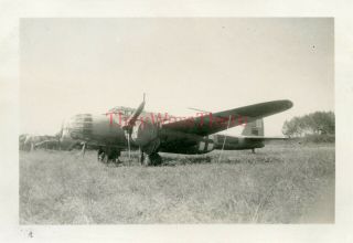 Wwii Photo - Captured Japanese Kawasaki Ki - 48 Bomber Plane - Hankou China - 3