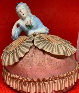 Vintige Half Porcelain Doll Now Available Antique 1920s Half Doll Pin Cushion Z