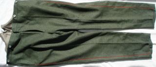German Wwi Trousers - Feldgrau Wool - 1914 Dated - Very Rare