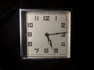 Art Deco German Made 8 Day 6 Rubis Desk Clock