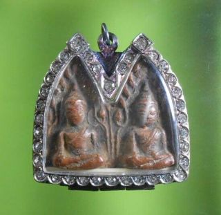 Perfect Antique Thai Buddha Phrakhunphan Wealth And Success