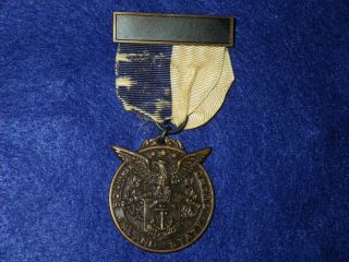 Wwi Rhode Island State Guard Wwi Service Medal - Pinback