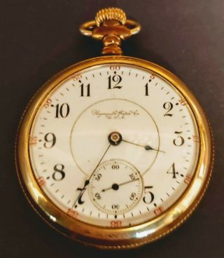 1904 Plymouth Watch Co Illinois Watch Co 18s 17j Pocket Watch Not Running