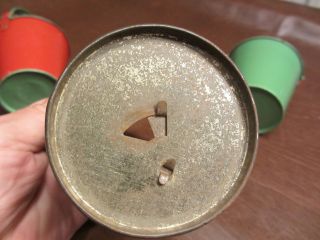 VINTAGE ANTIQUE 1930 50s era KIDS SAND WATER PAIL TOY GROUP OF 3 CHILDS BUCKETS 6
