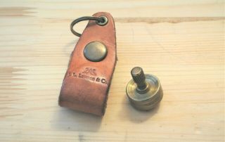 J.  L.  Lawson & Co.  Edc Spinning Top Brass - Standard - Handmade In The Usa,  Case