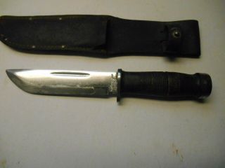 Vintage Ww11 2 Cattaraugus 225q Commando Knife W/ Sheath