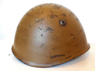 Italian Helmet M33 WWII combat camouflage (German Helmet) 3