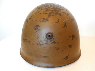 Italian Helmet M33 WWII combat camouflage (German Helmet) 4