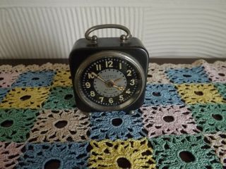 Rare Unusual Inventic Reveil Vintage Desk Alarm Clock