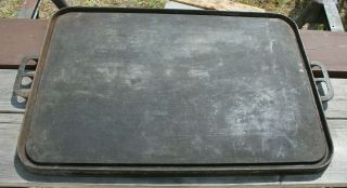 Wwii 1941 Us Army Grey And Dudley Cast Iron 34 " X 21 " Griddle Rare