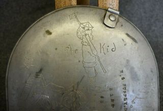 WWI Mess Kit 1918 Aluminum Trench Art The Demon of Hell,  The Kid H.  G Supply.  Co 5