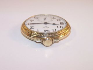 1947 Elgin 16s 17 Jewel 574 10K Rolled Gold Plate RR Case Pocket Watch 6